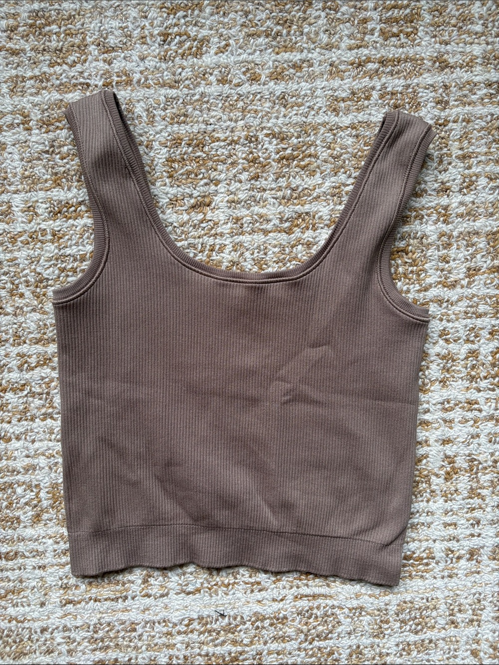 Athleta Girls Scoop Tank Top in Taupe | Size L